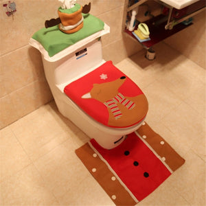Christmas Toilet Seat Cover